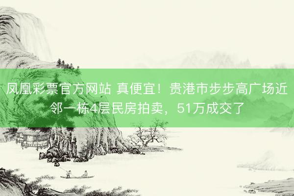 凤凰彩票官方网站 真便宜！贵港市步步高广场近邻一栋4层民房拍卖，51万成交了
