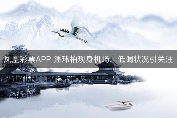 凤凰彩票APP 潘玮柏现身机场，低调状况引关注